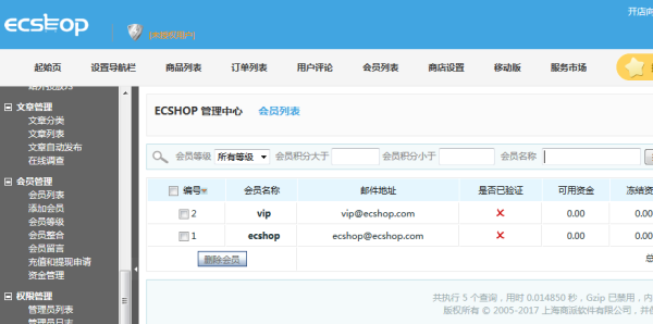 ECSHOP與OpenWBS商城系統(tǒng)的對(duì)比分析