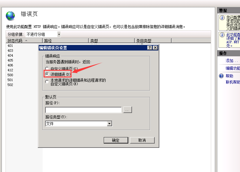 如何設(shè)置IIS網(wǎng)站輸出詳細錯誤？