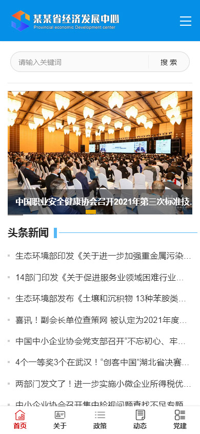 政府協(xié)會單位網(wǎng)站模板
